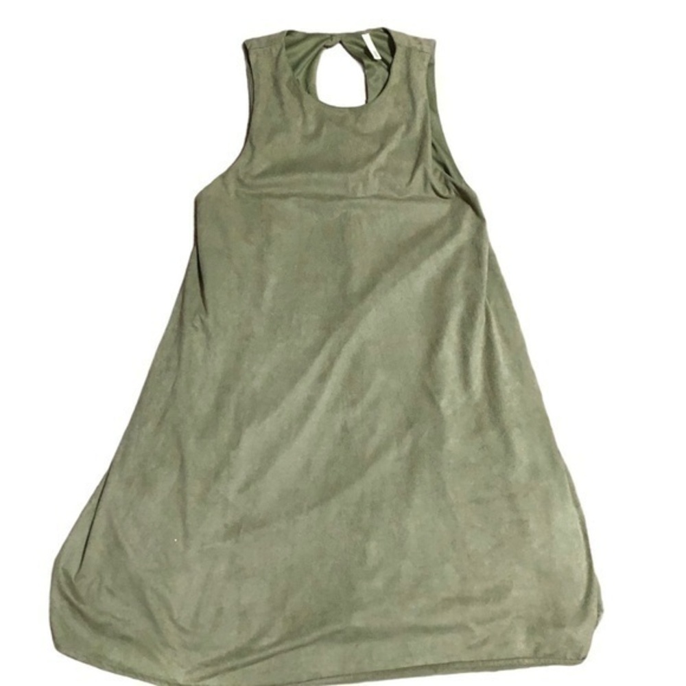 Sage brand and color soft velvet feel sleeveless